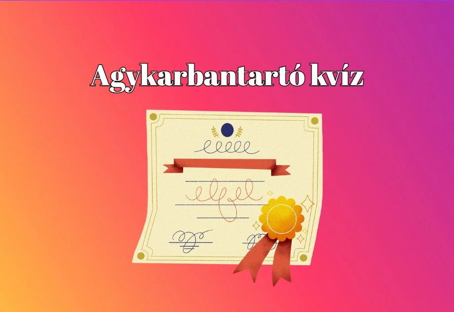 Ezt a napi kvízt semmiképp ne hagyd ki - Friss agykarbantartó kvíz