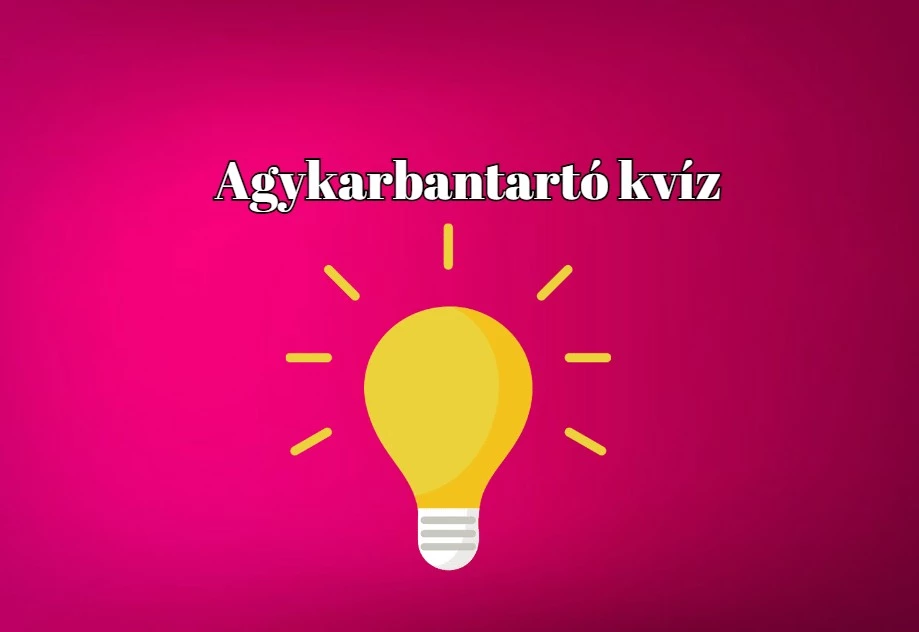 Agykarbantartó napi kvíz, melyben száz emberből ötven tud legalább 70 pontot elérni