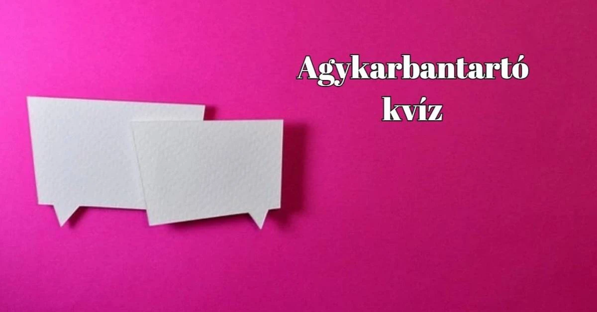 Kvíz: Vajon neked is sikerül a kérdések több mint felére a helyes választ megjelölni?