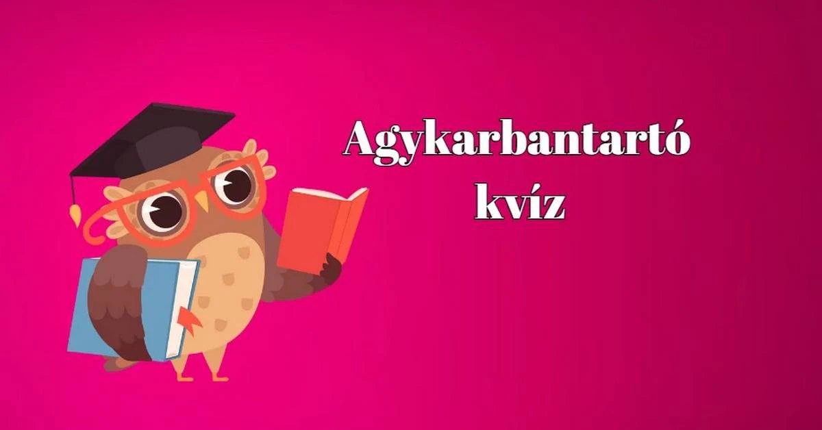 Napi kvíz - Szerezz meg minél több pontot ezzel a szellemi tréninggel