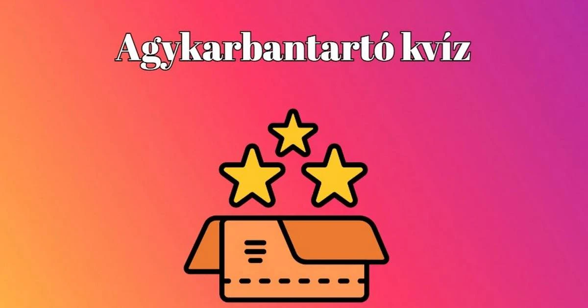 Napi agykarbantartó kvíz - Szellemi torna az agy frissen tartásához