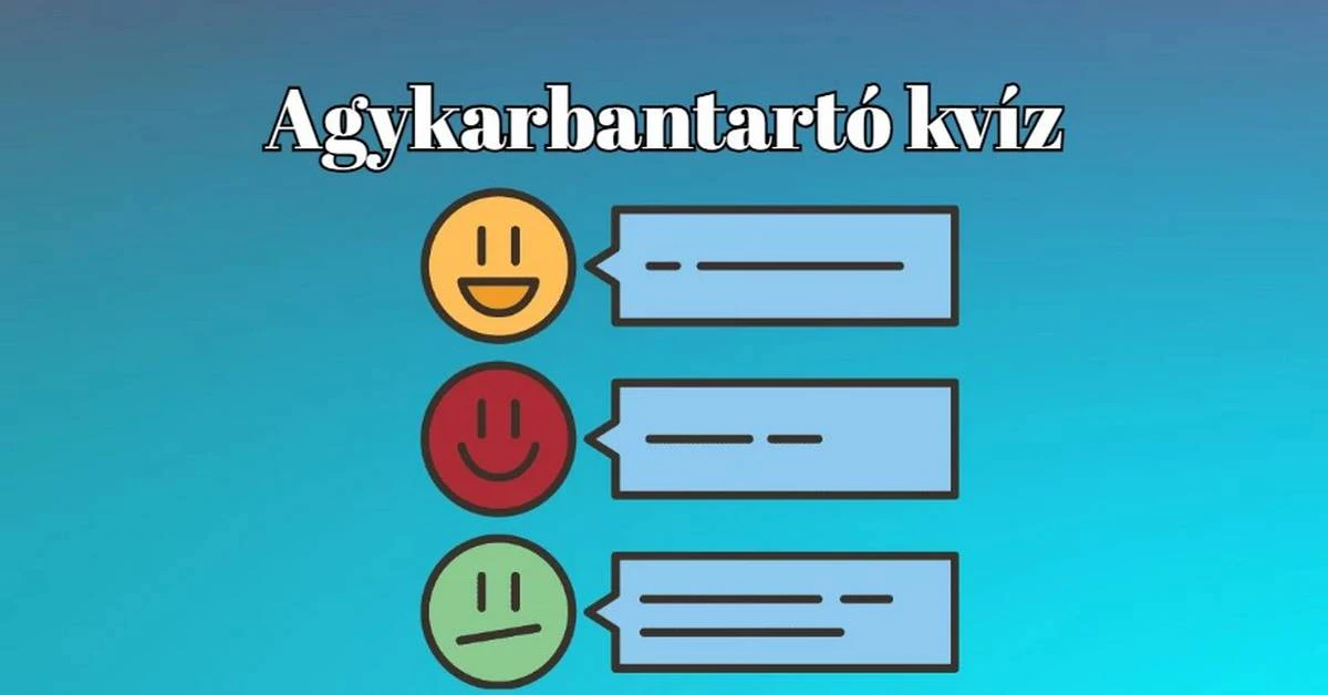 Lássuk, hány pontot szerzel meg a nyolcból ebben a napi kvízben